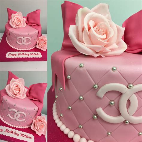 pink and gold chanel cake|Chanel cake recipe.